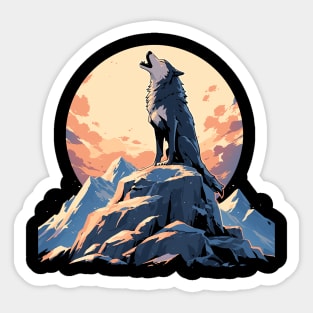 wolf Sticker